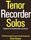 Faber Music Tenor Recorder Solos Brian Bonsor