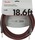 Fender Professional Instrument Tweed Cable (18'/5.5m; straight-straight; red tweed)