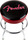 Fender Red Sparkle Logo Barstool 24' (black/red sparkle)