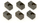 Floyd Rose Special Series String Lock Insert Blocks (black / set of 6)