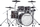 Roland VAD706 V-Drums Acoustic Design Kit (gloss ebony)