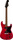 Squier Paranormal Strat-O-Sonic (crimson red transparent)